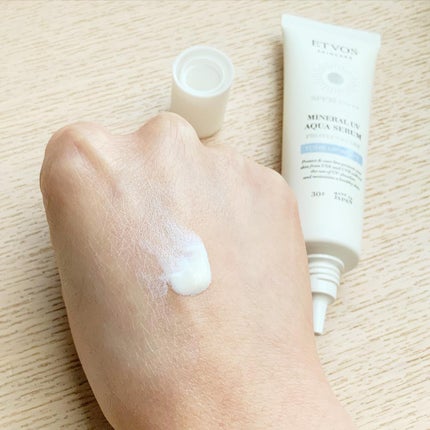 ミネラルUVアクアセラム/エトヴォス/美容液を使ったクチコミ(4枚目)