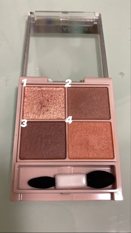 シルキースフレアイズ/キャンメイク/アイシャドウパレットを使ったクチコミ(2枚目)