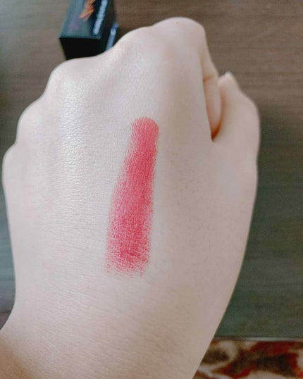 ルージュ アンリミテッド ラッカーシャイン<2019年クリスマスコフレ限定>/shu uemura/口紅を使ったクチコミ(3枚目)