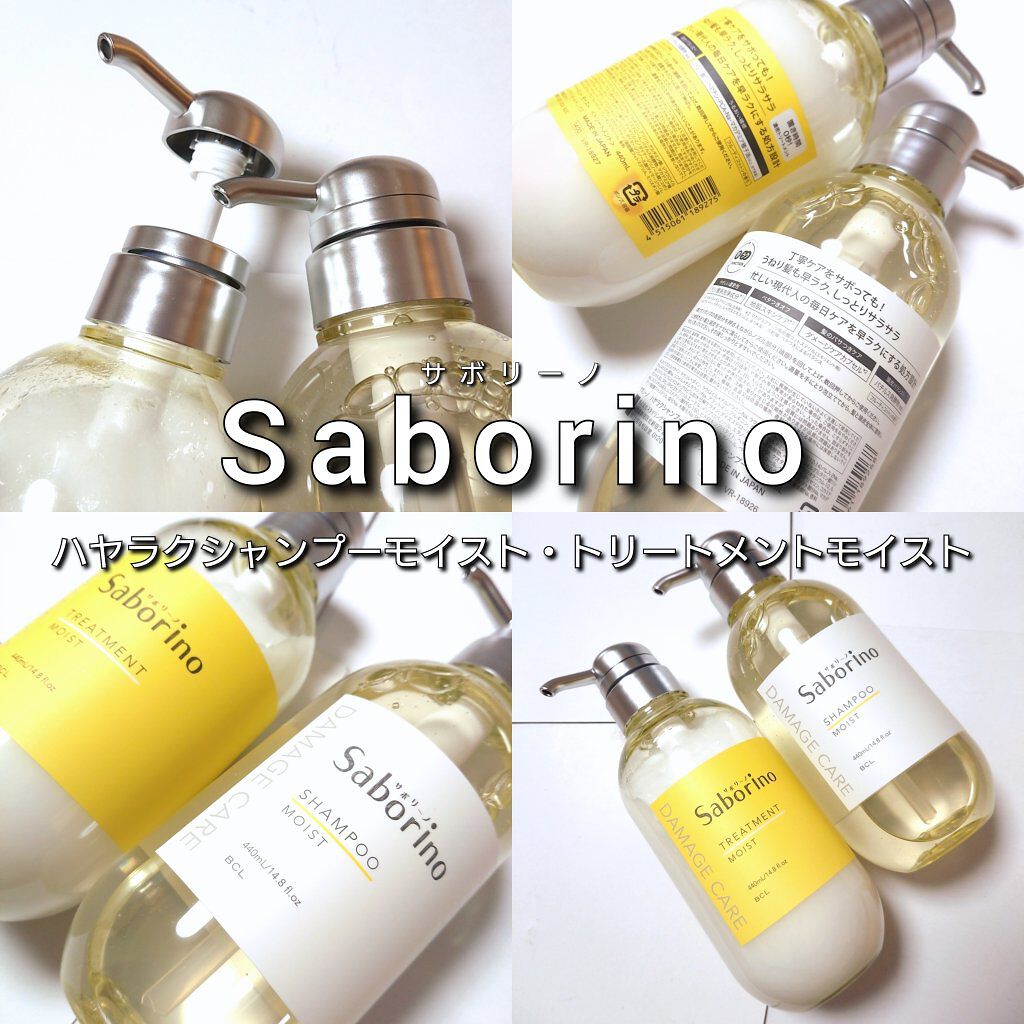 ハヤラクシャンプー モイスト/トリートメント モイスト/サボリーノ/市販シャンプーを使ったクチコミ（2枚目）