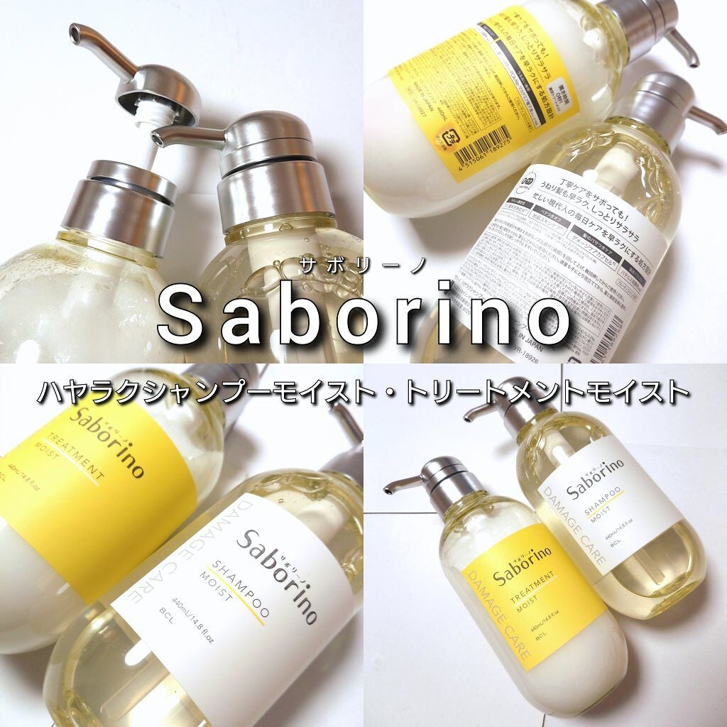 ハヤラクシャンプー モイスト/トリートメント モイスト/サボリーノ/市販シャンプーを使ったクチコミ(2枚目)