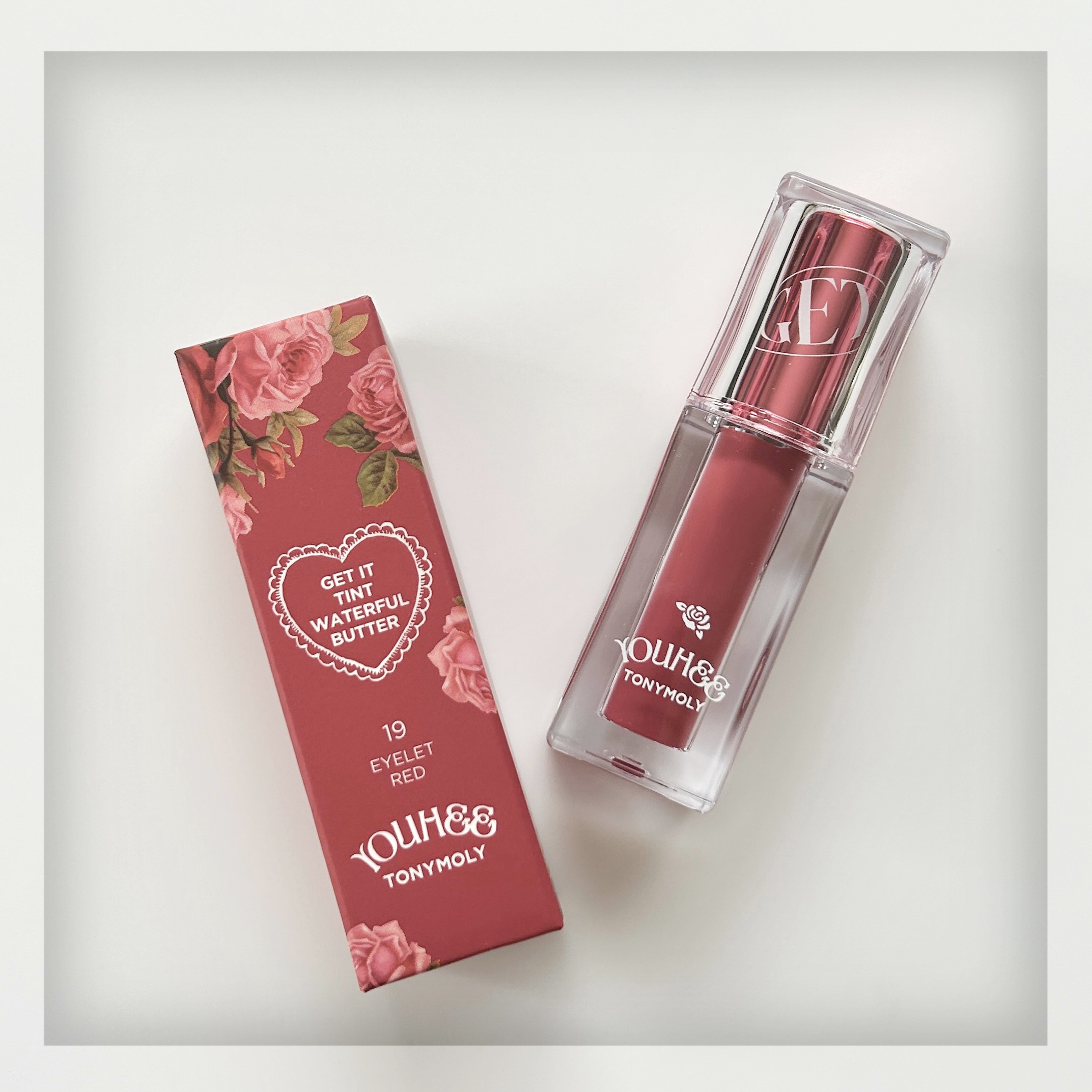 ゲットイットティント ウォーターフルバター/TONYMOLY/リップティントを使ったクチコミ（2枚目）