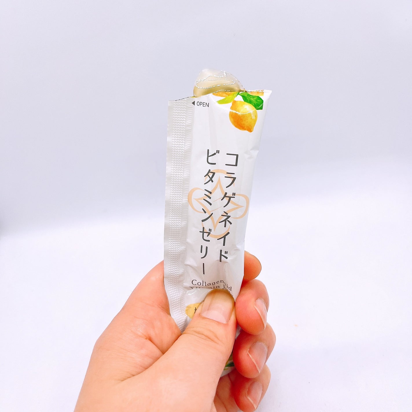 コラゲネイドビタミンゼリー(柚子レモン味)/新田ゼラチンダイレクト/美容サプリメントを使ったクチコミ(4枚目)