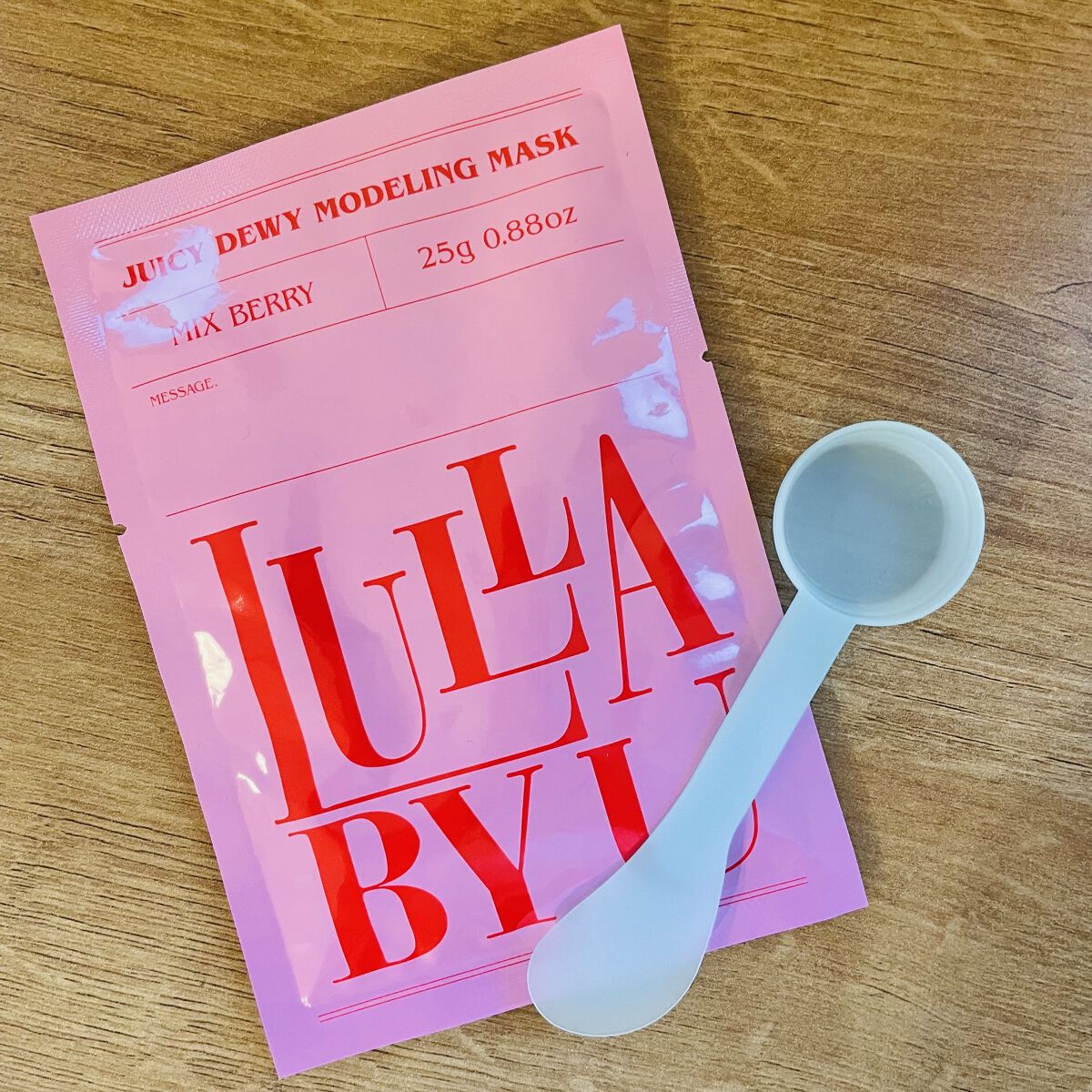 ジューシーデューイモデリングマスク/LULLA BY U/シートマスク・パックを使ったクチコミ（1枚目）