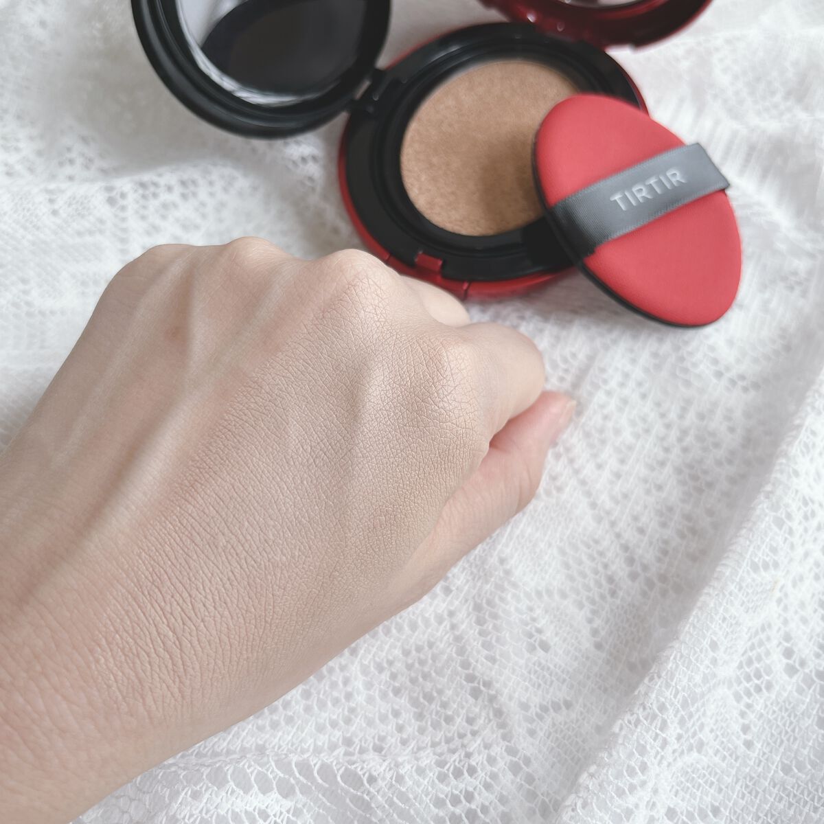 マスク フィット レッド クッション/TIRTIR(ティルティル)/クッションファンデーションを使ったクチコミ（3枚目）