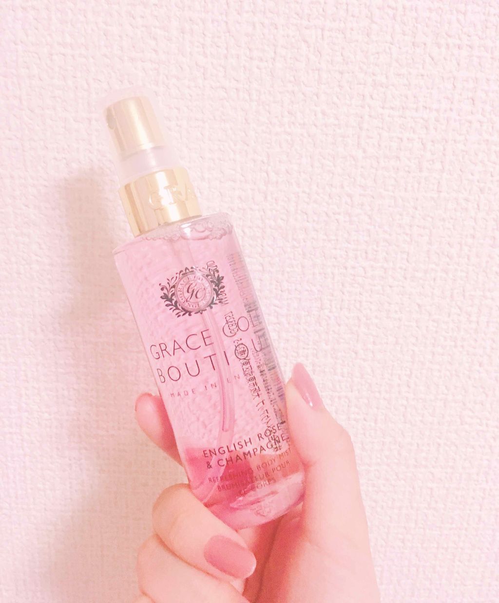 ボディミスト イングリッシュローズ&シャンパン/グレースコール/香水(レディース)を使ったクチコミ(1枚目)