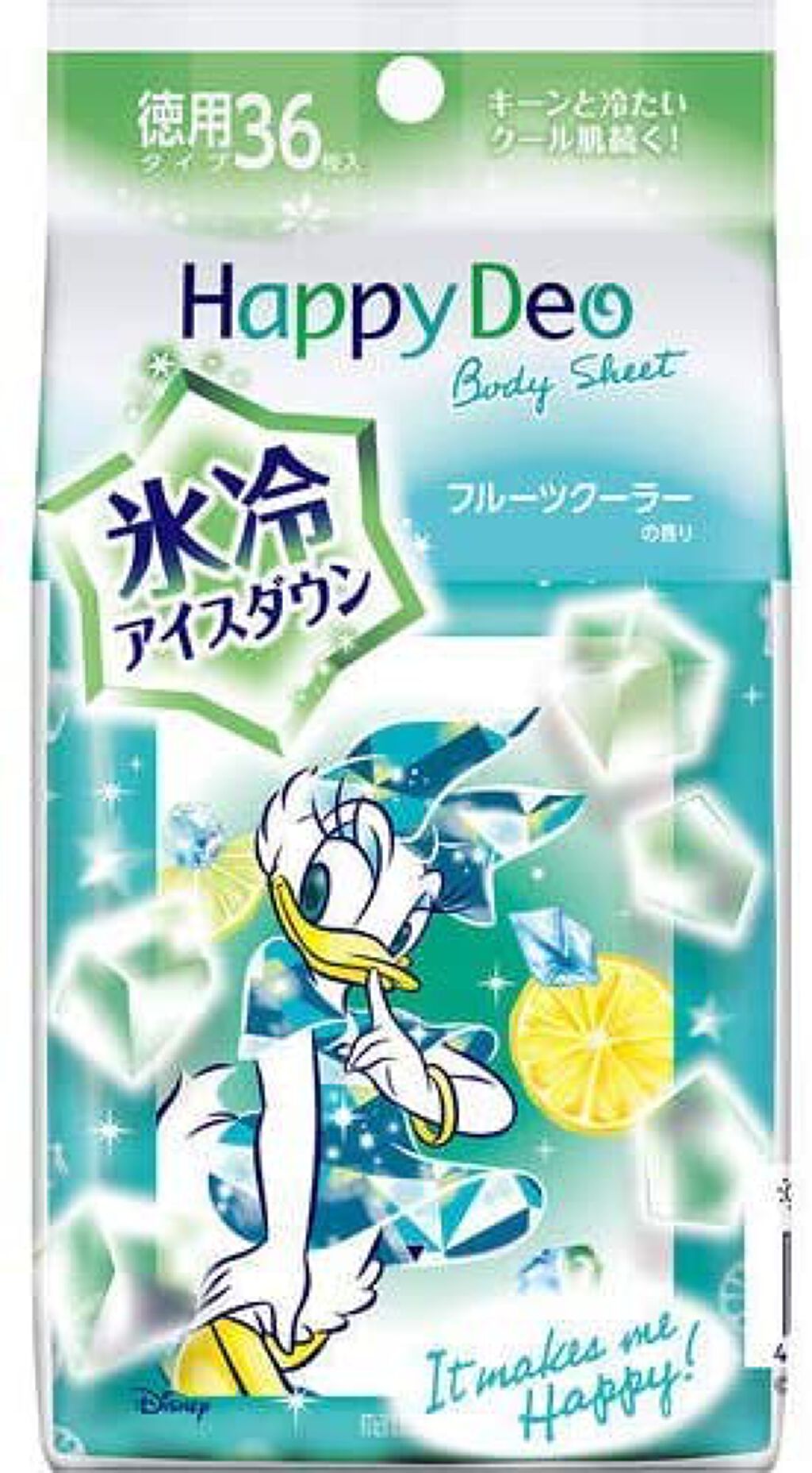 マンダム ハッピーデオ ボディシート 氷冷アイスダウン フルーツクーラー