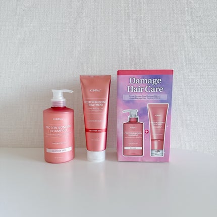 クンダル ダメージケア シャンプー/トリートメント/KUNDAL/市販シャンプーを使ったクチコミ(1枚目)
