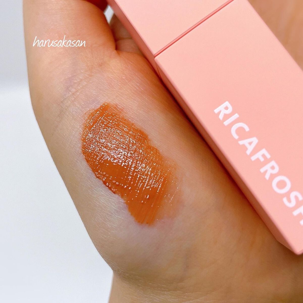 ジューシーリブティント 10 コーラルガム/RICAFROSH/リップティントを使ったクチコミ（3枚目）