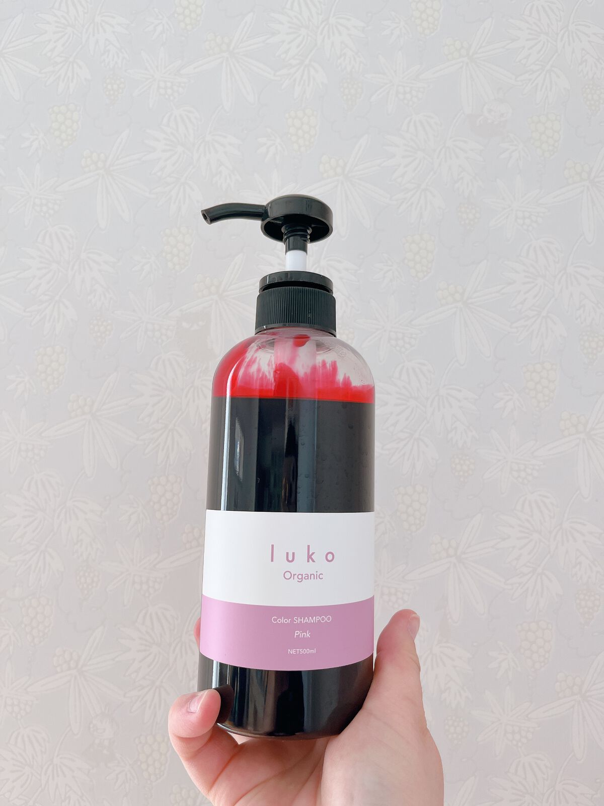 luko カラーシャンプーピンク/luko original/市販シャンプーを使ったクチコミ(1枚目)