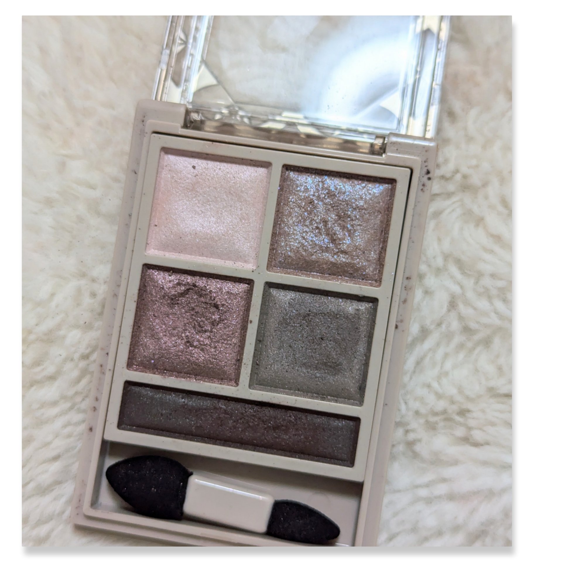 パノラマデザイン アイパレット PK-7 グレージュピンク/Visée/アイシャドウパレットを使ったクチコミ（3枚目）