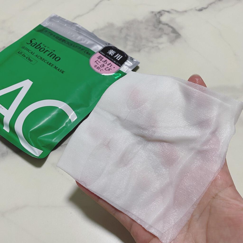 薬用 ひたっとマスク AC/サボリーノ/シートマスク・パックを使ったクチコミ（2枚目）