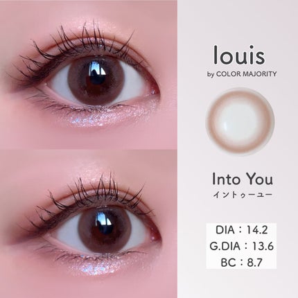 ルイ バイ カラーマジョリティー /louis by COLOR MAJORITY/カラーコンタクトレンズを使ったクチコミ(3枚目)