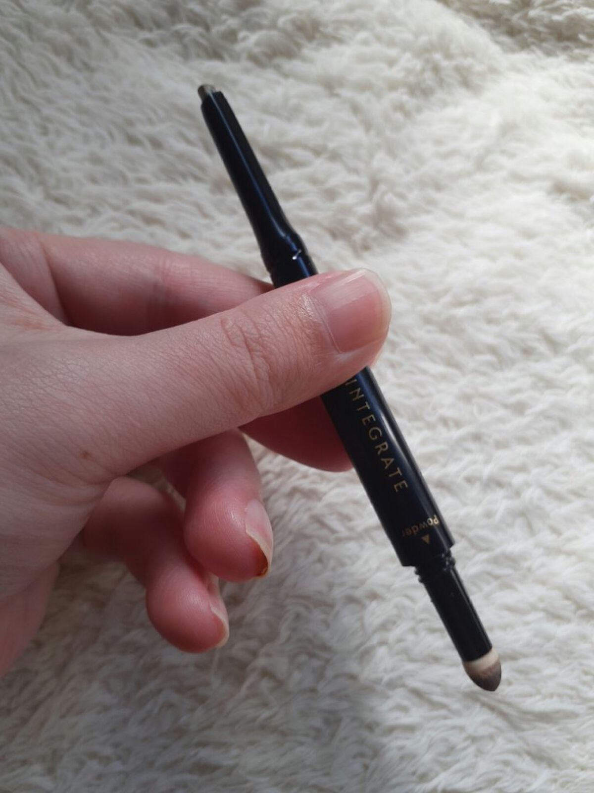 ナチュラルステイアイブロウ/インテグレート/アイブロウペンシルを使ったクチコミ(2枚目)