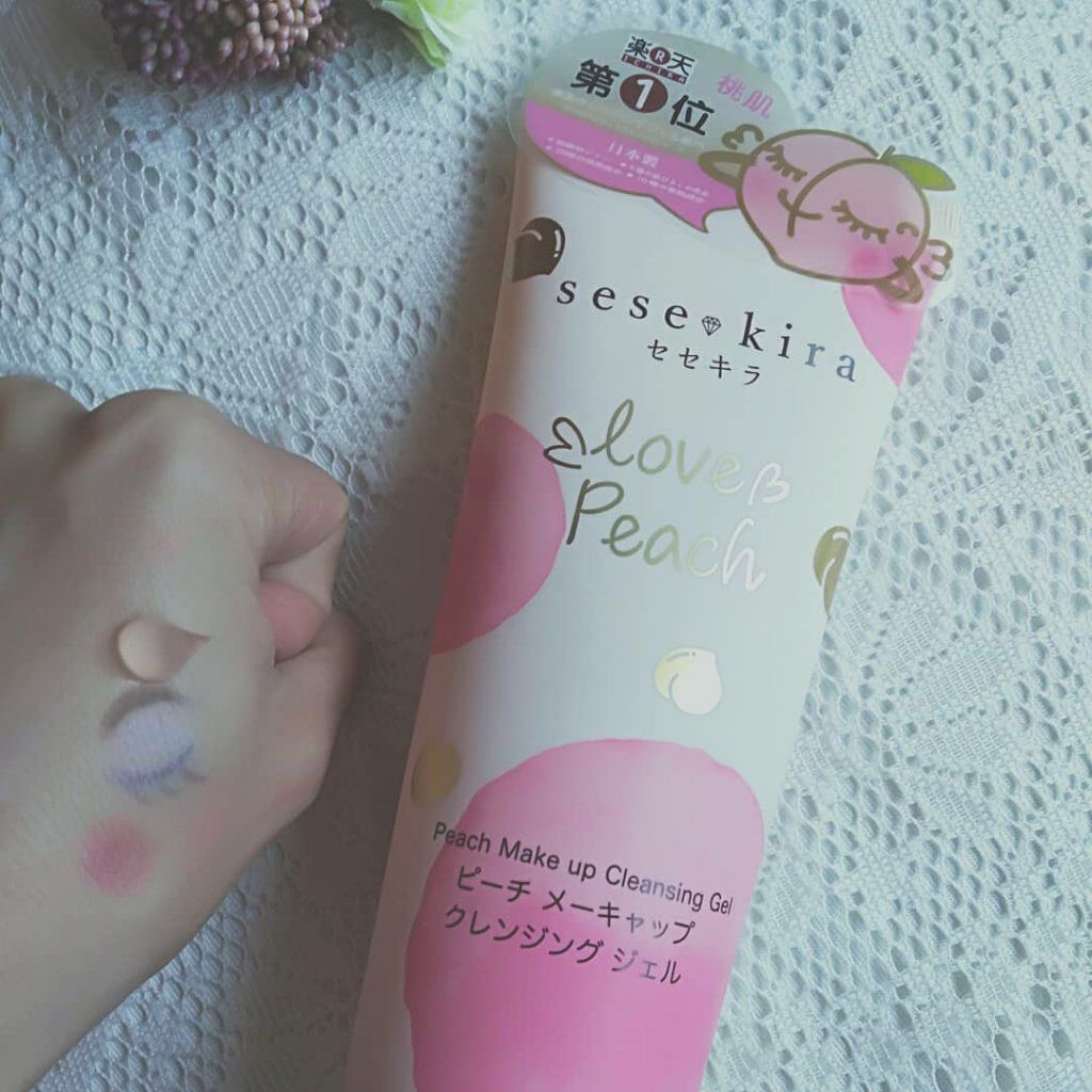 ピーチメーキャップクレンジングジェル/sesekira/クレンジングジェルを使ったクチコミ(1枚目)