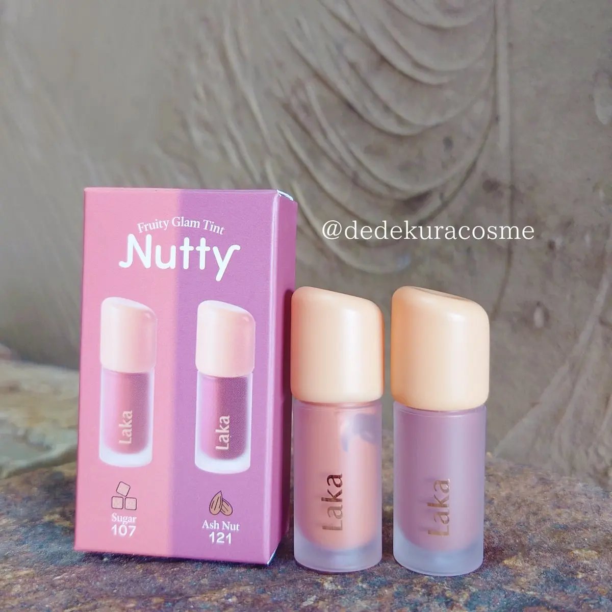フルーティーグラムティント ミニデュオ/Laka/リップティントを使ったクチコミ（1枚目）