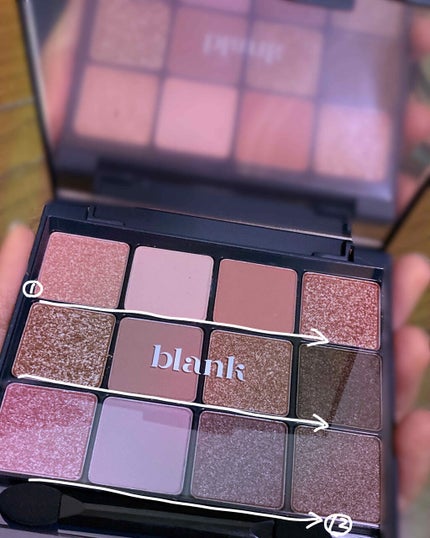 アイシャドウパレット/blank/アイシャドウパレットを使ったクチコミ(1枚目)