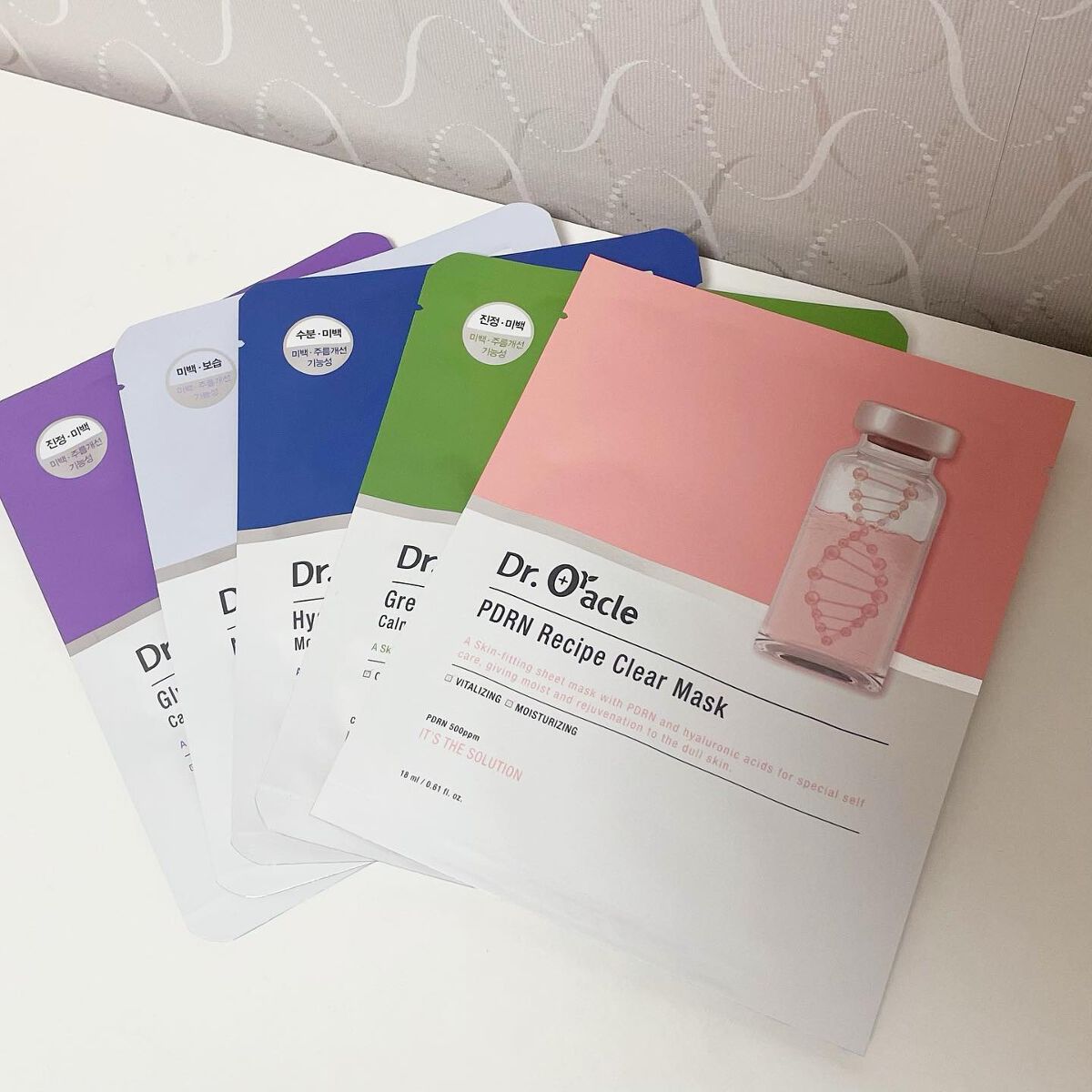 グリーンティーレシピ カーミング グリーンマスク/Dr.Oracle/シートマスク・パックを使ったクチコミ（1枚目）