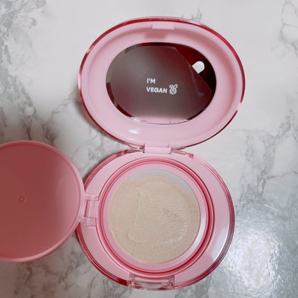 デューパワーヴィーガンクッション/AMUSE/クッションファンデーションを使ったクチコミ(3枚目)