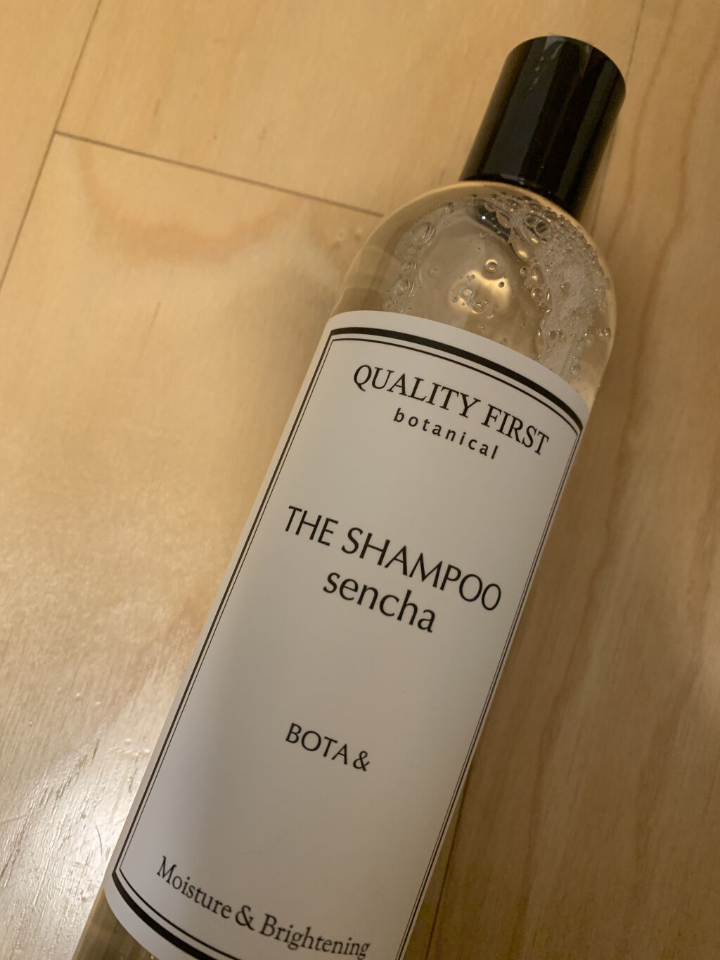 ボタアンド ザ シャンプー <sencha>/クオリティファースト/市販シャンプーを使ったクチコミ（1枚目）