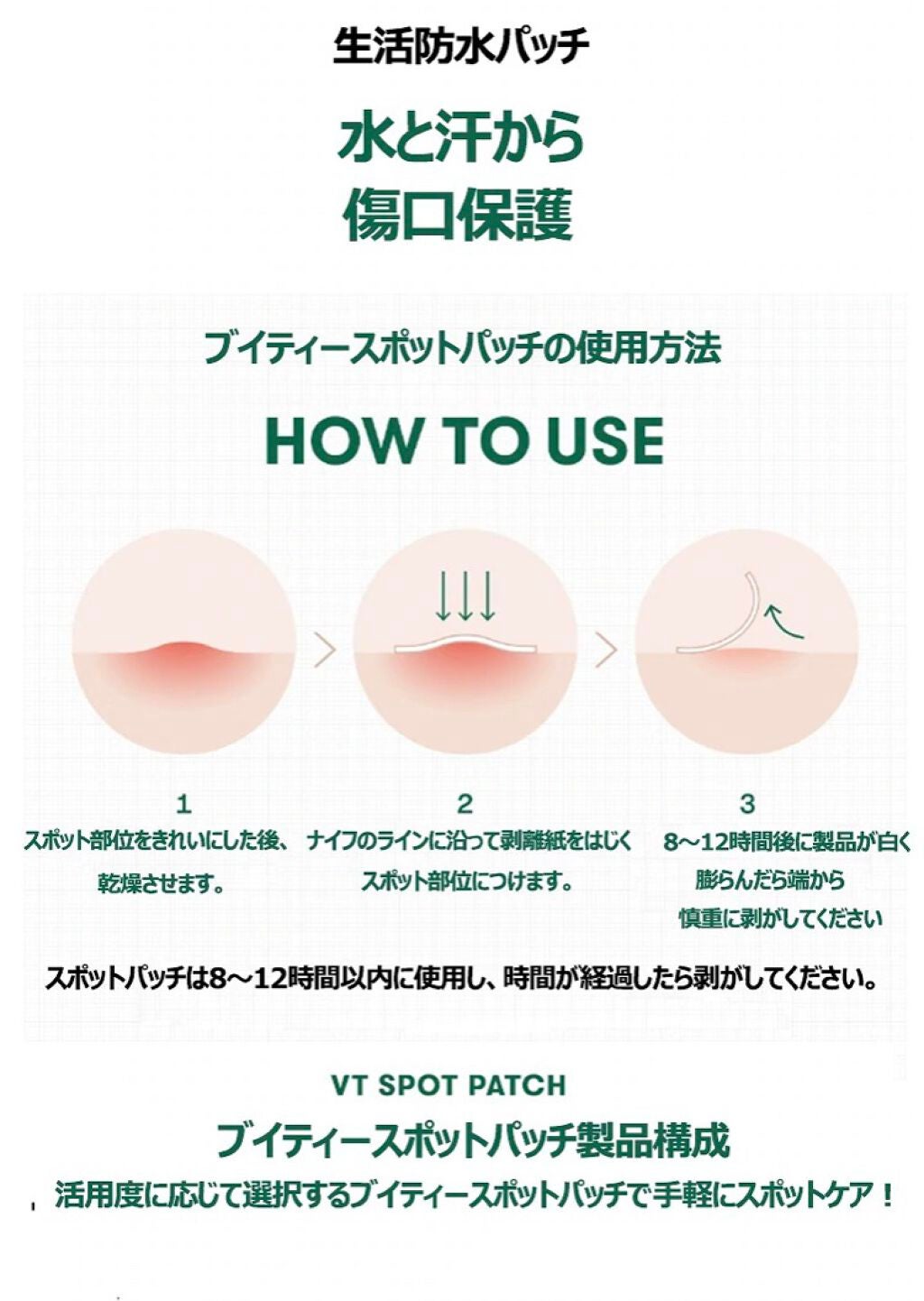 プロCICA クリアスポットパッチ/VT/その他スキンケアを使ったクチコミ(5枚目)