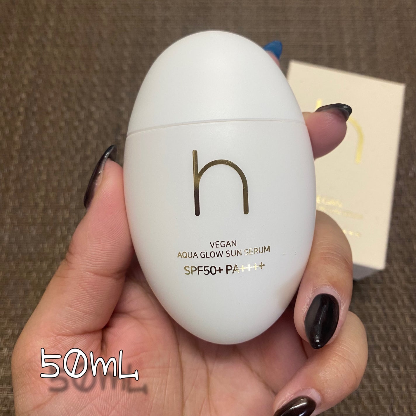 ヴィーガンアクアグロウサンセラム/HAMEL/日焼け止めローションを使ったクチコミ(2枚目)