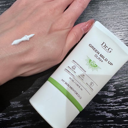 グリーンマイルドアップサンプラス/Dr.G/日焼け止めクリームを使ったクチコミ(3枚目)