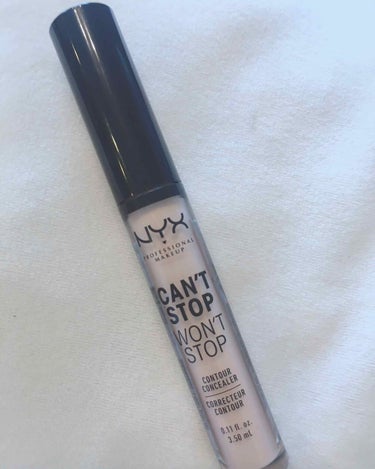 キャンストップ ウォントストップ コントゥアー コンシーラー/NYX Professional Makeup/コンシーラーを使ったクチコミ（1枚目）