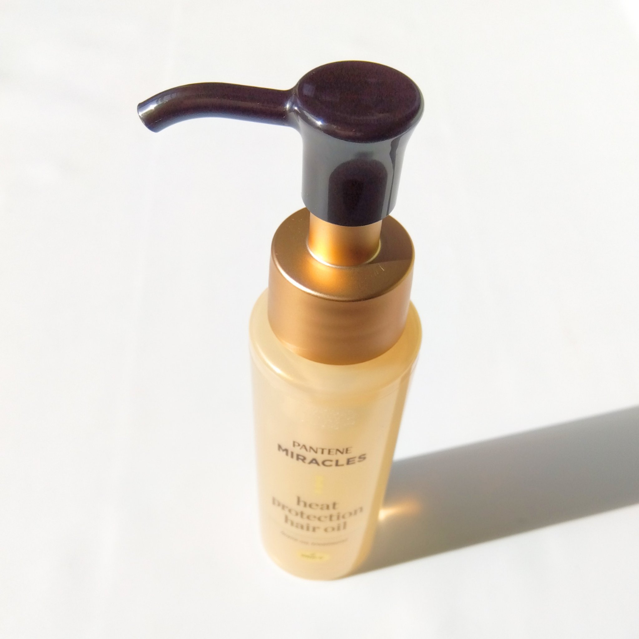 ヒートプロテクション ヘアオイル（洗い流さないトリートメント）/パンテーン/アウトバストリートメントを使ったクチコミ（2枚目）