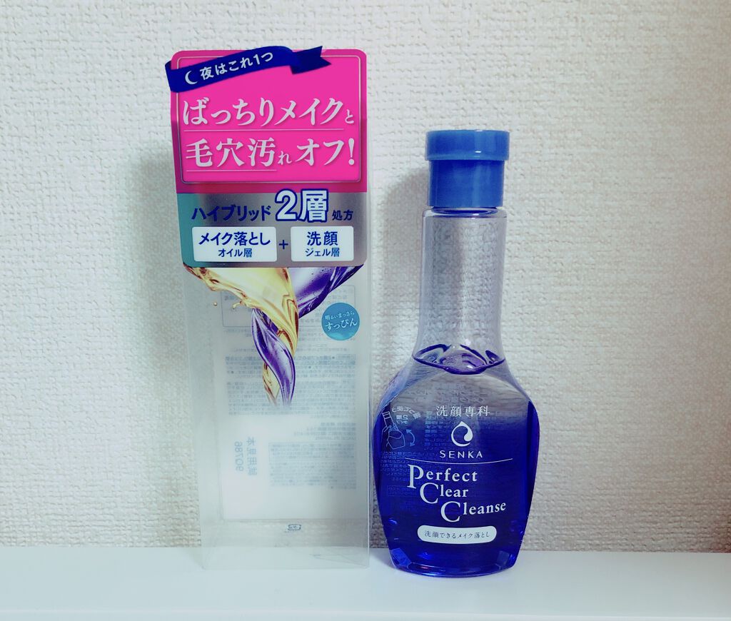 洗顔専科　パーフェクトクリアクレンズ/SENKA（専科）/クレンジングジェルを使ったクチコミ（1枚目）