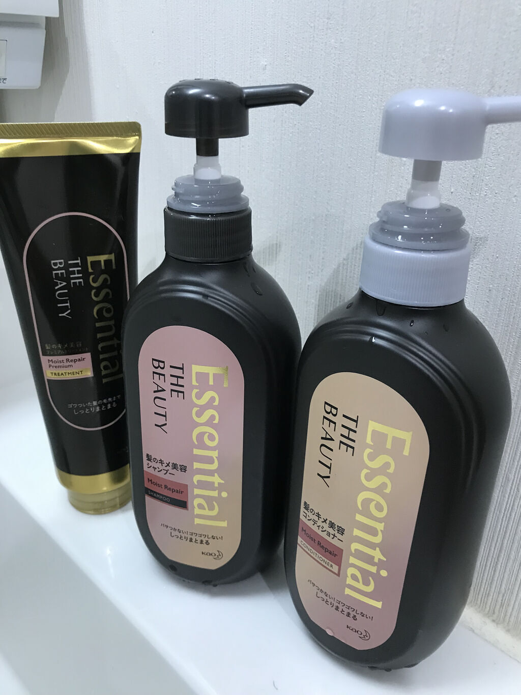 THE BEAUTY 髪のキメ美容プレミアムトリートメント＜モイストリペアプレミアム＞/エッセンシャル/洗い流すヘアトリートメントを使ったクチコミ（1枚目）