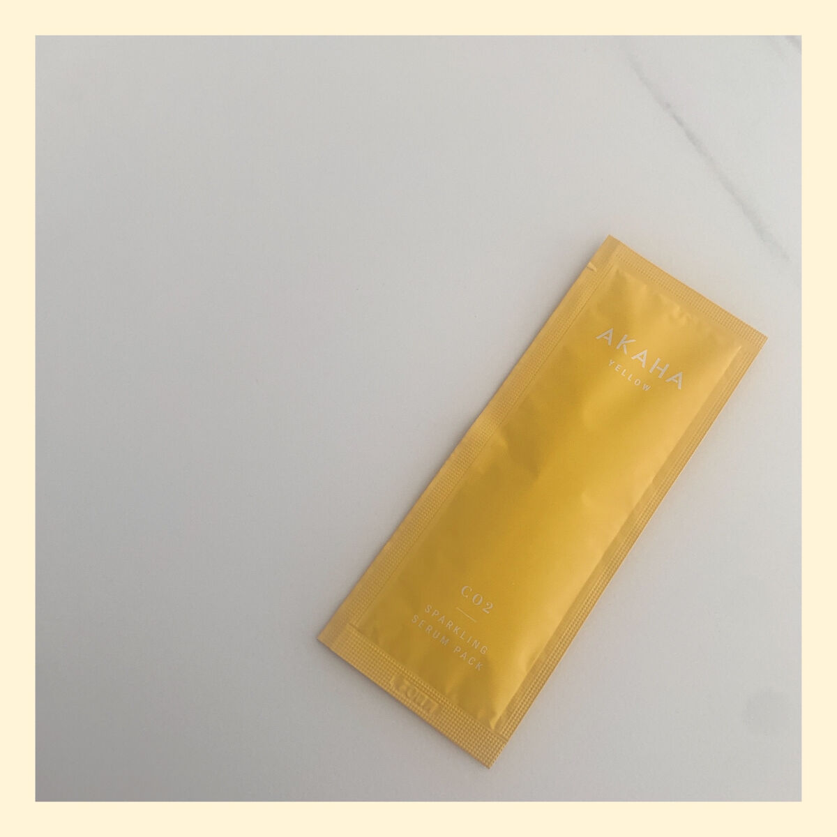 スパークリングセラムパック【YELLOW】/AKAHA/シートマスク・パックを使ったクチコミ（3枚目）