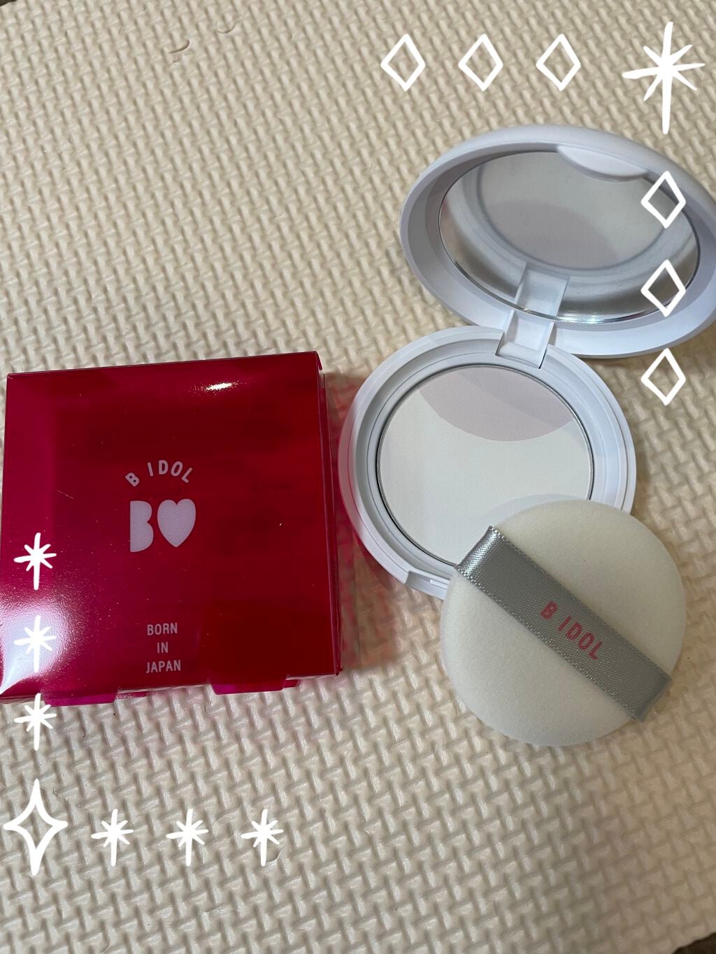 アプリ肌パウダー/b idol/プレストパウダーを使ったクチコミ(1枚目)