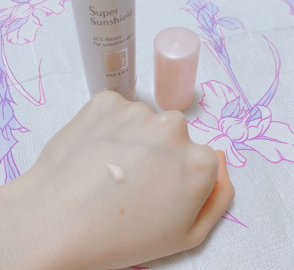 スーパーサンシールド ブライトヴェール/ACSEINE/化粧下地を使ったクチコミ(4枚目)