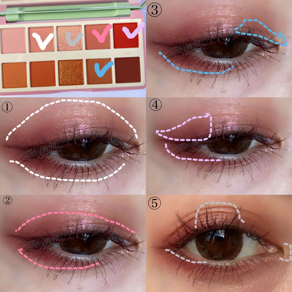 ヴィンテージ フィルター アイシャドウ パレット Vintage Filter Edition/innisfree/アイシャドウパレットを使ったクチコミ（3枚目）