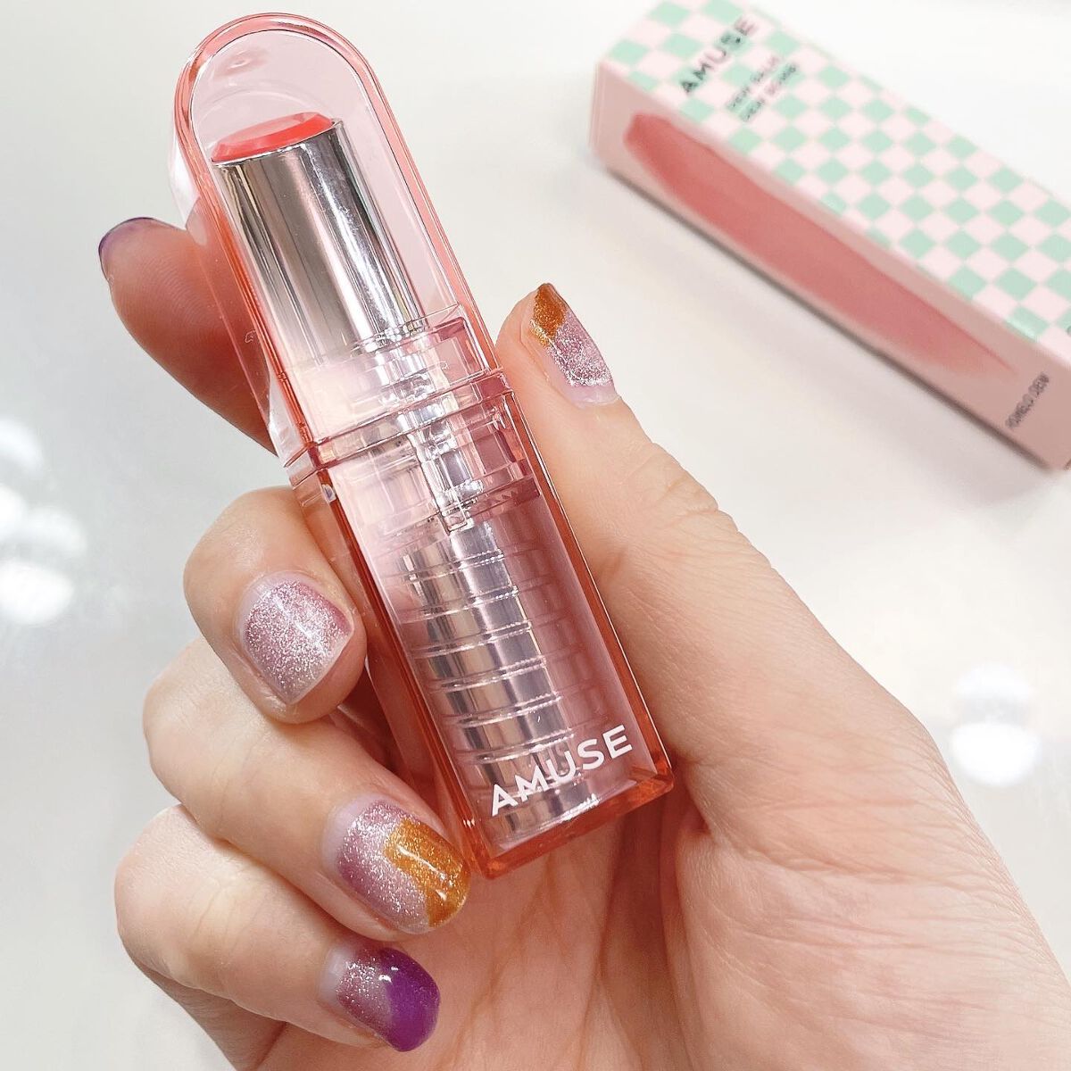 デューバーム/AMUSE/口紅・グロス・リップライナー・リップケアを使ったクチコミ(2枚目)