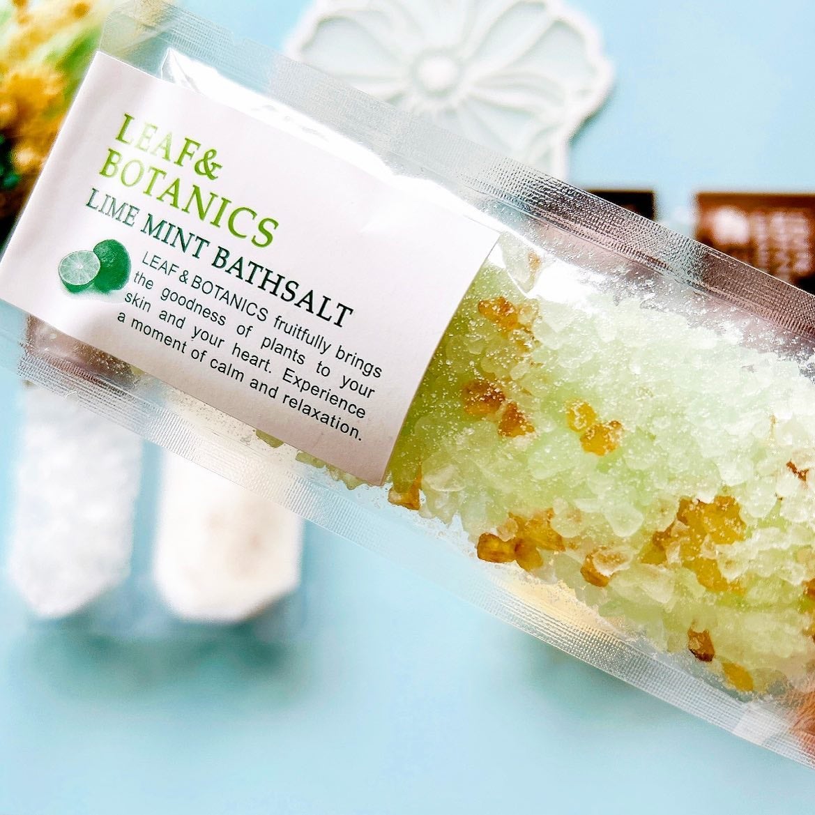 バスシュガー グレープフルーツ/LEAF&BOTANICS /保湿系入浴剤を使ったクチコミ(3枚目)