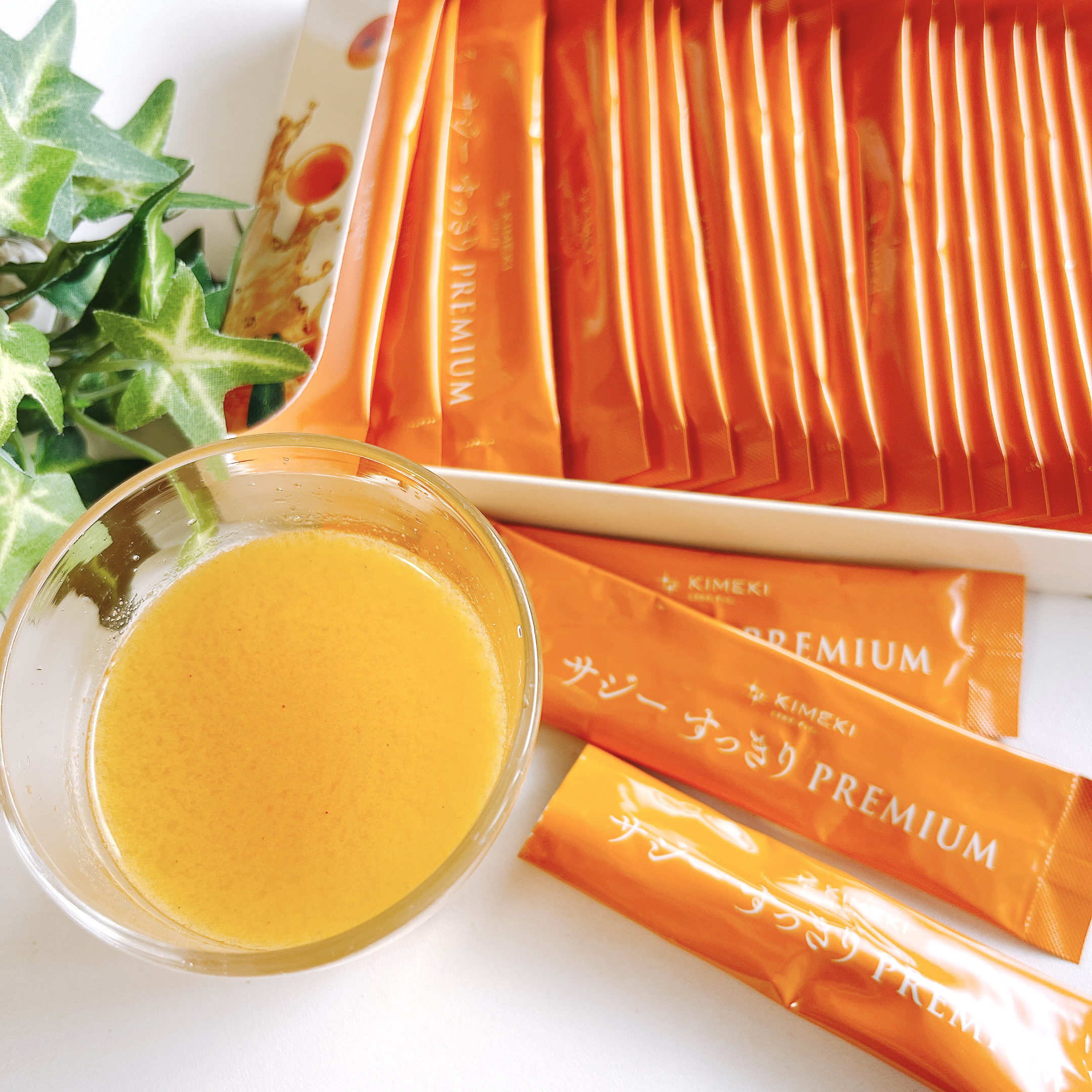 サジーすっきりPREMIUM/KIMEKI/その他ドリンクを使ったクチコミ（3枚目）