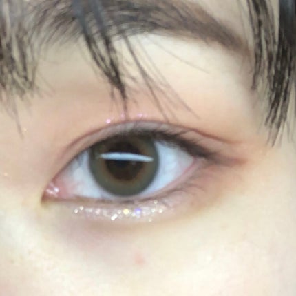 リキッド グリッター シャドウ/rom&nd/グリッターを使ったクチコミ(2枚目)