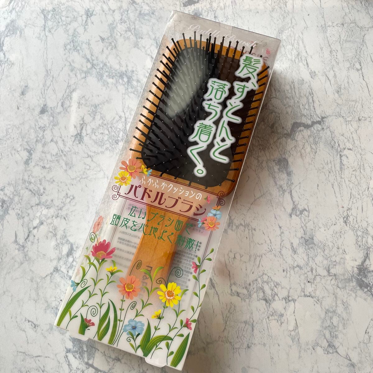 ふかふかクッションのパドルブラシ/マペペ/ヘアブラシを使ったクチコミ(1枚目)