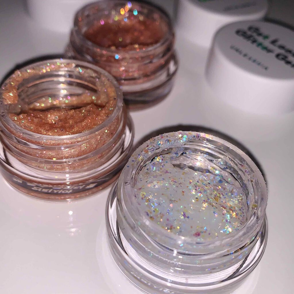 ゲットルーズグリッタージェル/unleashia/グリッターを使ったクチコミ（3枚目）