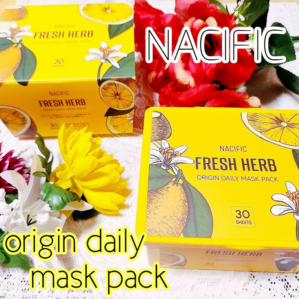 フレッシュハーブオリジンデイリーマスクパック/NACIFIC/シートマスク・パックを使ったクチコミ（1枚目）