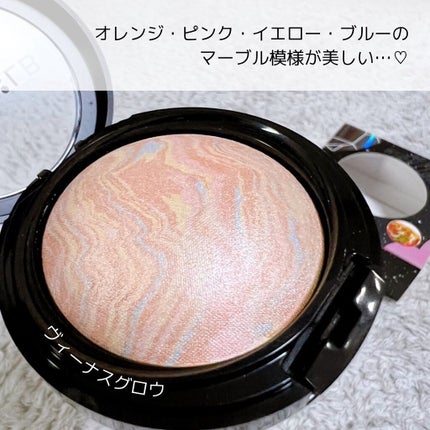 マーブルハイライター/LB/パウダーチークを使ったクチコミ(2枚目)
