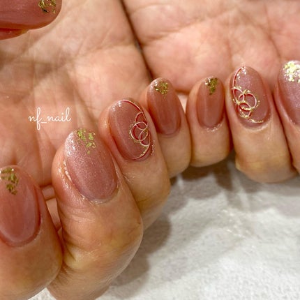 #ネイル,#ジェルネイル,#ニュアンスネイル,#キラキラネイル,#和装ネイル,#和柄ネイル,#寿ネイルのネイルデザイン