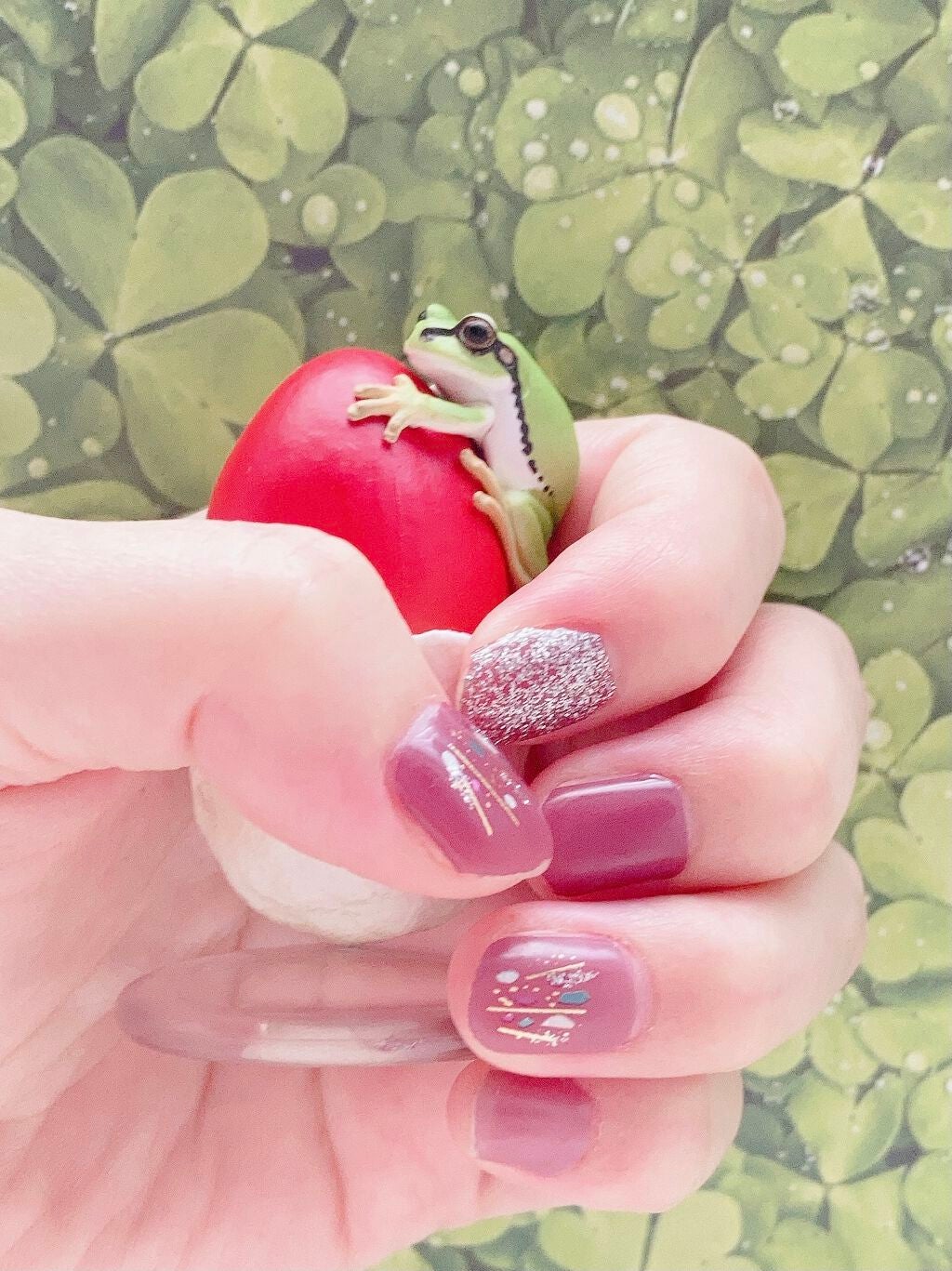 貼るジェルネイル/セリア/ネイルシールを使ったクチコミ(1枚目)