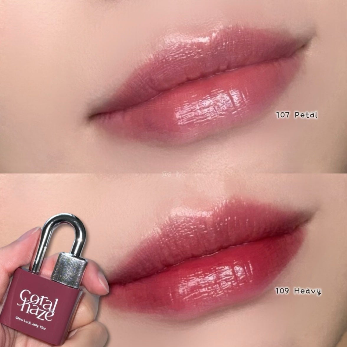 グロウロックゼリーティント/Coralhaze/リップティントを使ったクチコミ(3枚目)