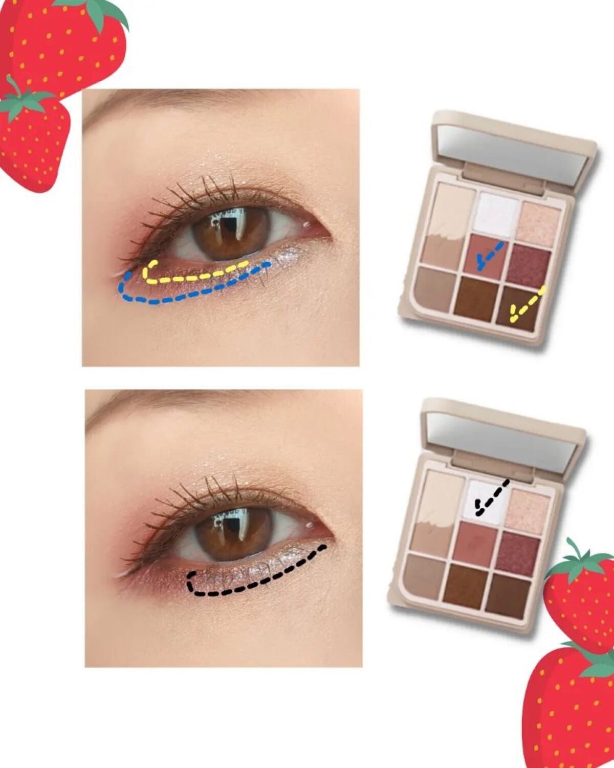 ドットオンムードアイパレット/Heart Percent/アイシャドウパレットを使ったクチコミ(5枚目)