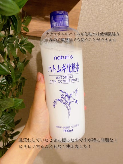 ハトムギ化粧水(ナチュリエ スキンコンディショナー R )/ナチュリエ/化粧水を使ったクチコミ(6枚目)