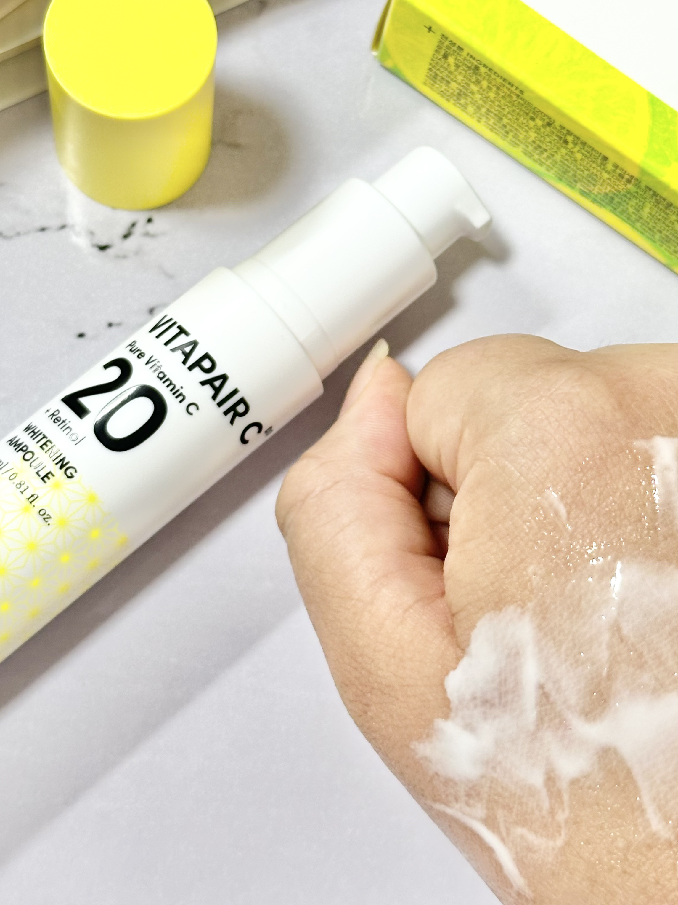 ビタペアC ビタレチ美容液/ネイチャーリパブリック/美容液を使ったクチコミ（3枚目）