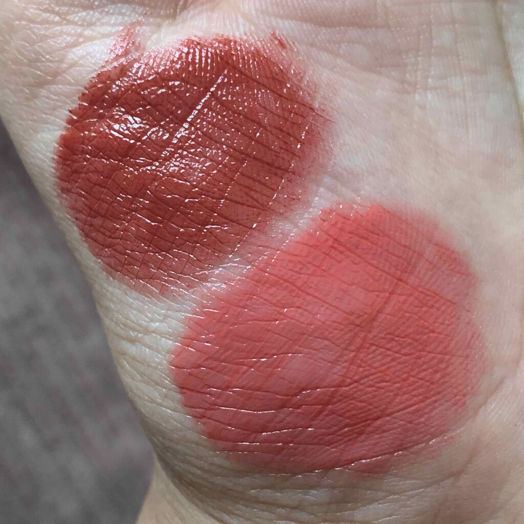 ラスティンググロスリップ/CEZANNE/口紅を使ったクチコミ(4枚目)